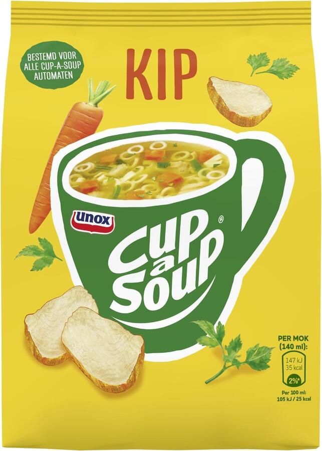 Cup A Soup Cup-a-Soup vending kip 140 ml zak van 40 porties