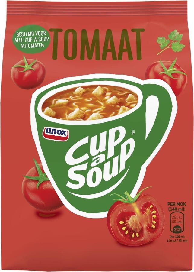 Cup A Soup Cup-a-Soup vending tomaat 140 ml zak van 40 porties