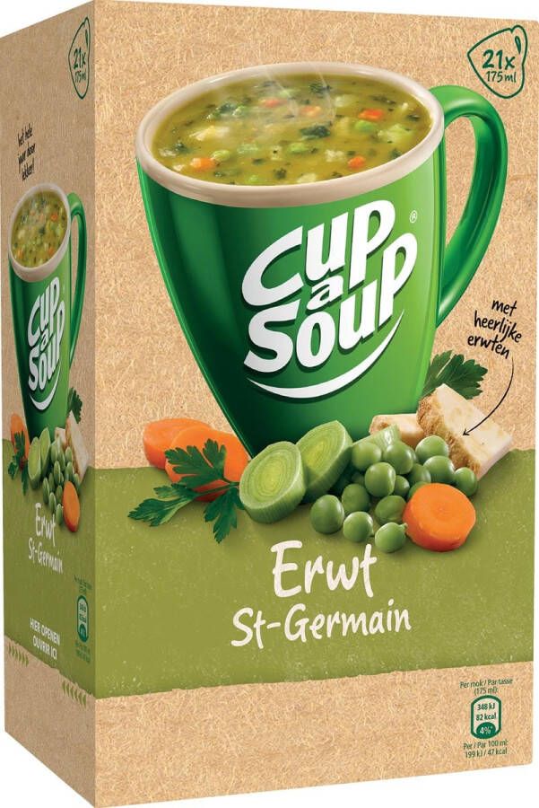 Cup A Soup Cup-a-Soup erwten (St. Germain) pak van 21 zakjes