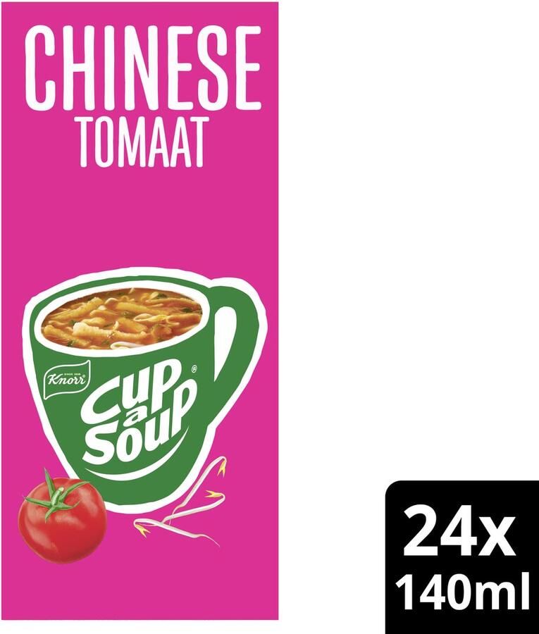 Cup A Soup Knorr Cup-a-Soup Chinese tomaat pak van 24 zakjes - Foto 1