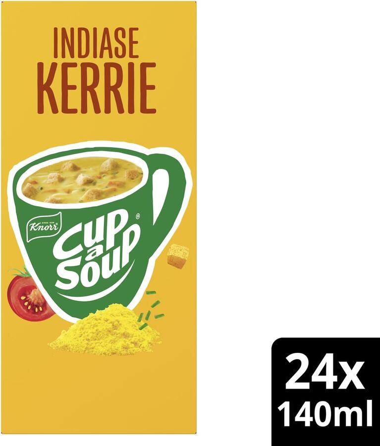 Cup A Soup Knorr Cup-a-Soup Indiase kerrie pak van 24 zakjes - Foto 1