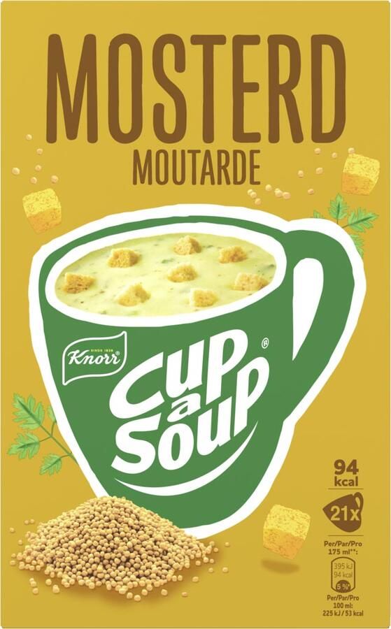 Cup A Soup Knorr Cup-a-Soup mosterd pak van 21 zakjes - Foto 1
