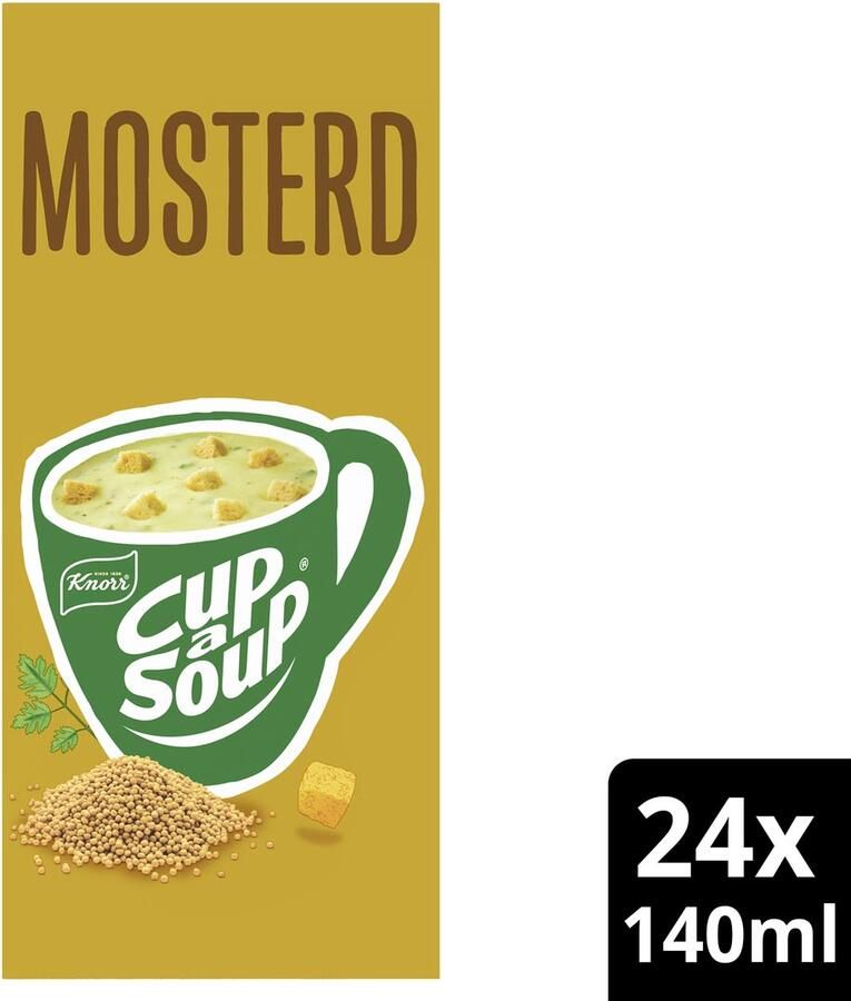 Cup A Soup Knorr Cup-a-Soup mosterd pak van 24 zakjes - Foto 1