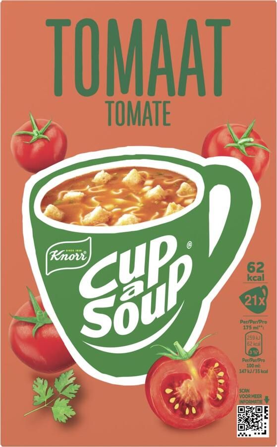 Cup A Soup Knorr Cup-a-Soup tomaat pak van 21 zakjes - Foto 1