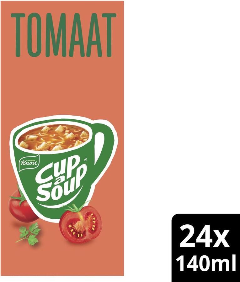 Cup A Soup Knorr Cup-a-Soup tomaat pak van 24 zakjes - Foto 1