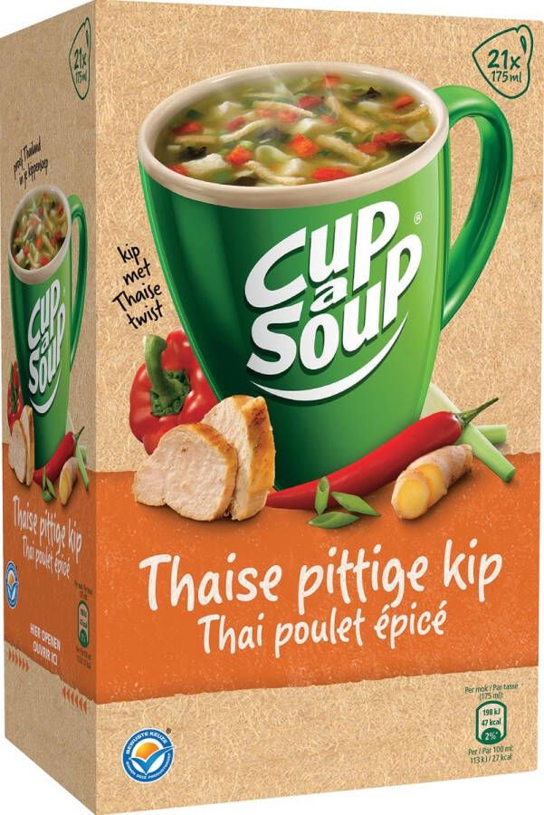 Cup A Soup Cup-a-Soup thai spicy chicken pak van 21 zakjes