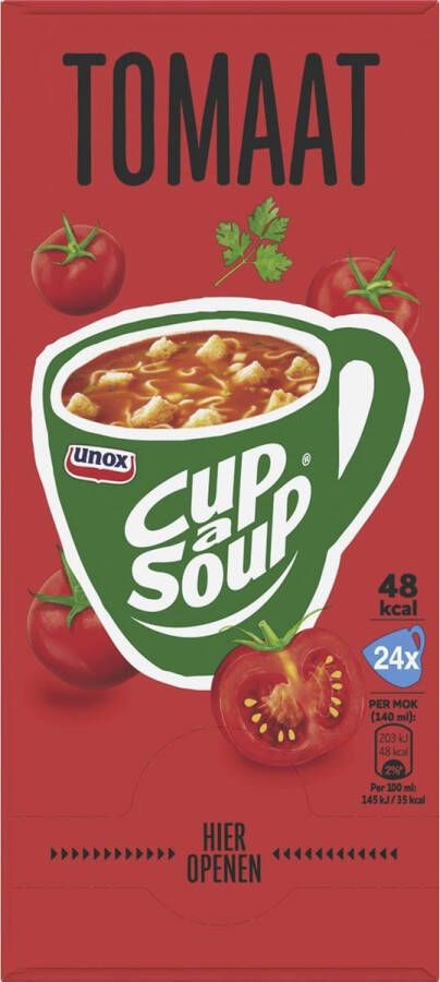 Cup A Soup Cup-a-Soup tomaat pak van 24 zakjes
