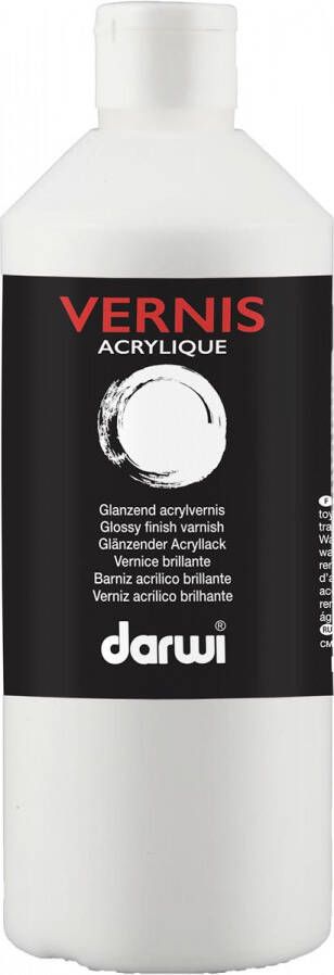 Darwi acrylvernis glanzend flacon van 500 ml