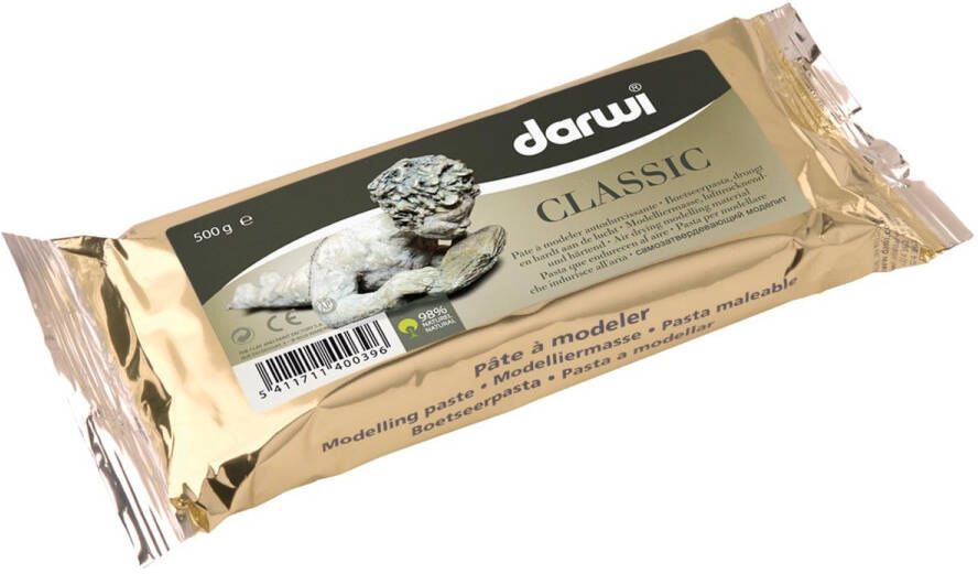 Darwi boetseerpasta Classic pak van 500 g wit