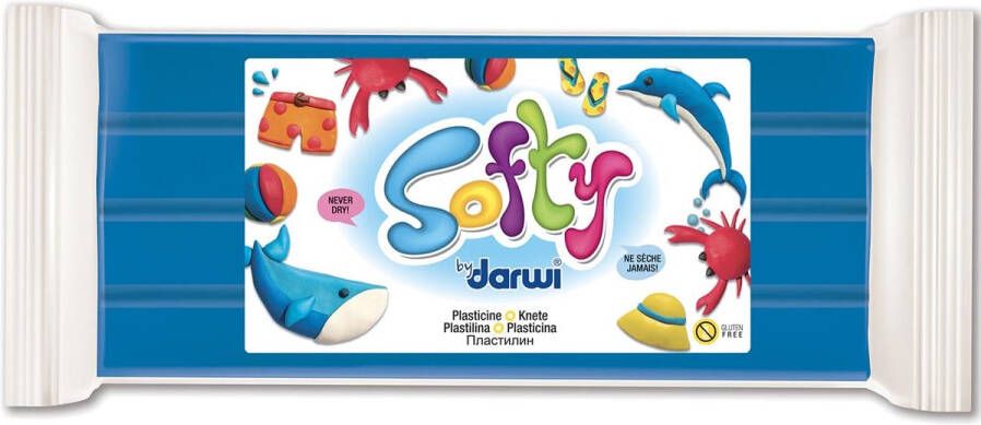 Darwi boetseerpasta Softy blauw