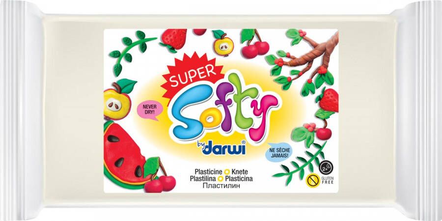 Darwi boetseerpasta Super Softy 350 g wit
