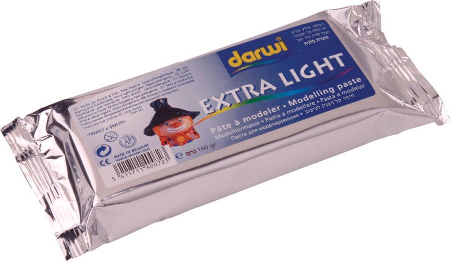 Darwi Extra Light boetseerpasta pak van 160g wit