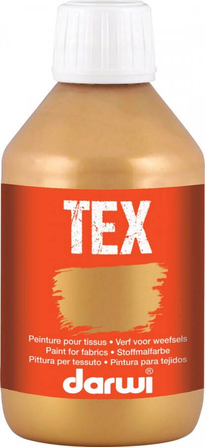 Darwi textielverf Tex 250 ml goud