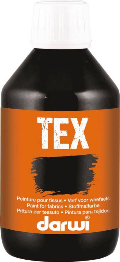 Darwi textielverf Tex 250 ml zwart