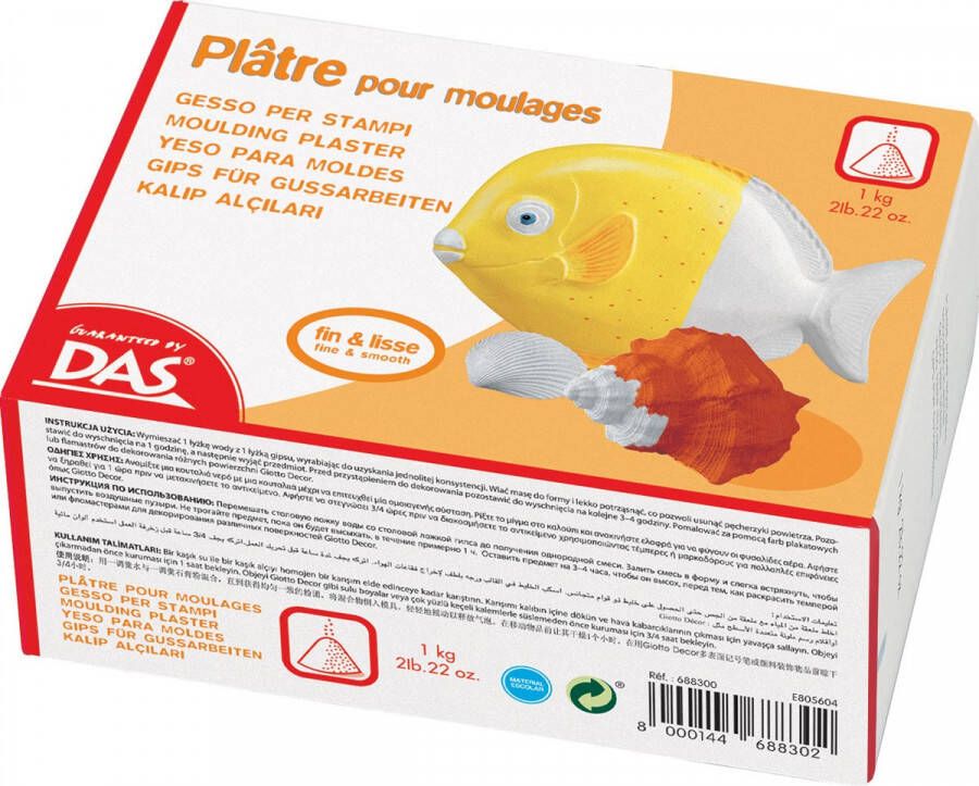 Das gipspoeder doos van 1 kg