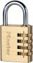 De Raat Master Lock hangslot met combinatieslot model 604EURD - Thumbnail 1