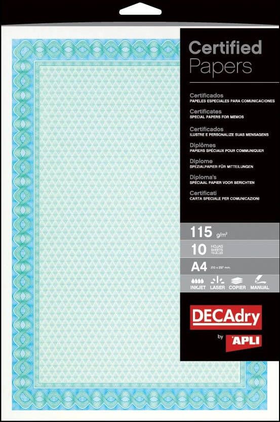 Decadry certificaten ft A4 115 g pak van 70 vel