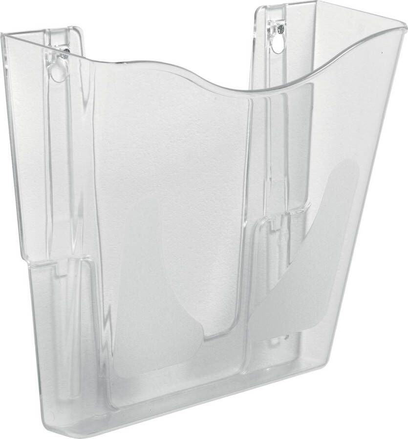 Deflecto DocuPockets muurfolderhouder verticaal 1 vak transparant