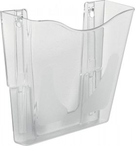Deflecto DocuPockets muurfolderhouder verticaal 1 vak transparant
