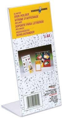 Deflecto Folderhouder L-voet ft 1 3 A4