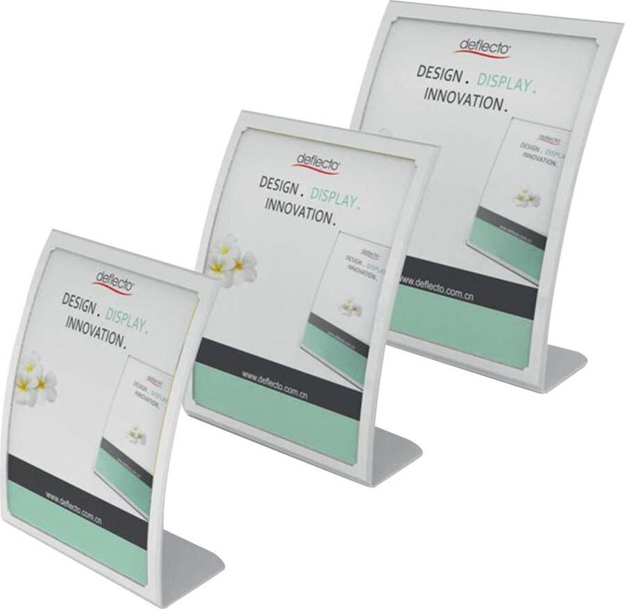 Magnetoplan Tafelstandaard gebogen met wit frame