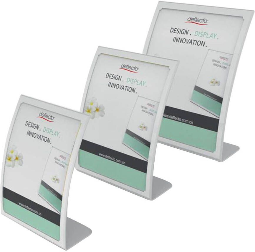 Magnetoplan Tafelstandaard gebogen met wit frame