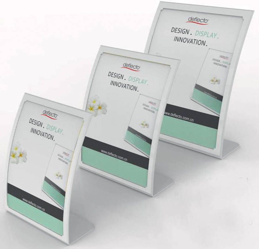 Magnetoplan Tafelstandaard gebogen met wit frame