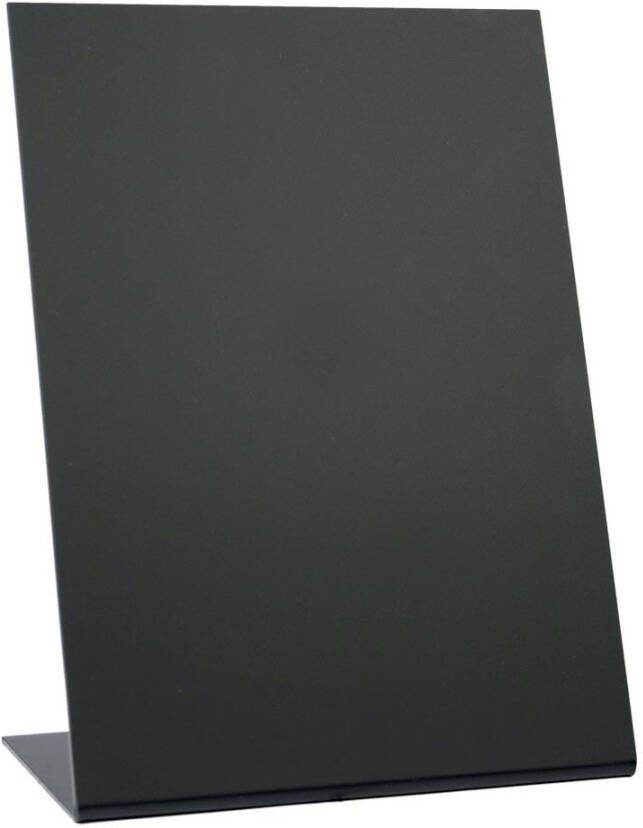 Magnetoplan Documenthouder deflecto L-voet zwart A5 staand