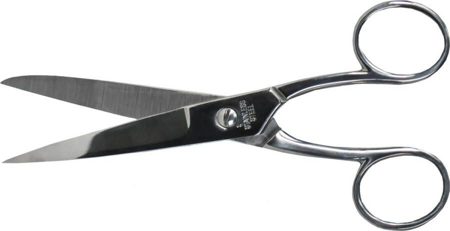 Desq schaar 15 cm verchroomd symmetrische ogen