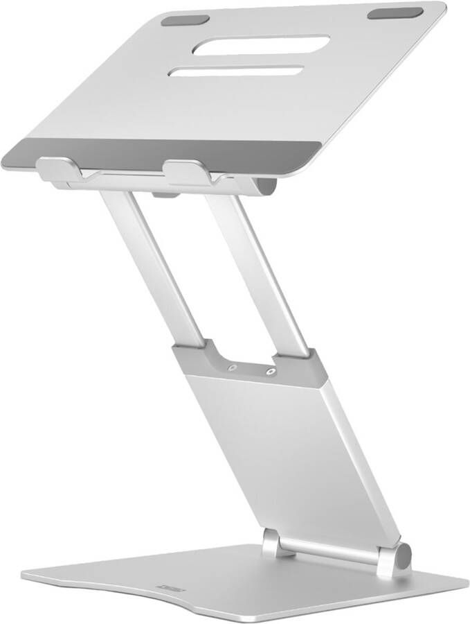 Desq telescopische laptopstandaard voor laptops tot 17 inch zilver