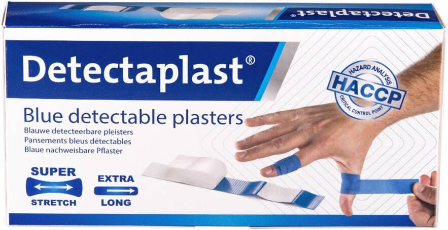 Detectaplast Elastic textielpleister ft 180 x 20 mm pak van 100 stuks
