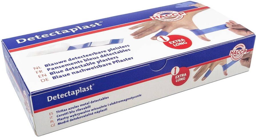 Detectaplast Elastic textielpleister assorti afmetingen pak van 100 stuks