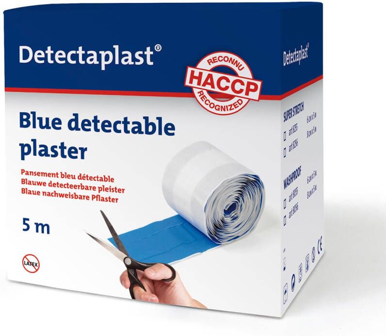 Detectaplast Elastic textielpleister assorti afmetingen pak van 100 stuks