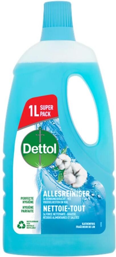 DETTOL allesreiniger katoenfris fles van 1 l