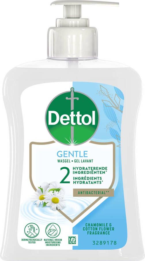 Dettol handzeep Gentle kamille en katoenbloesem flacon van 250 ml