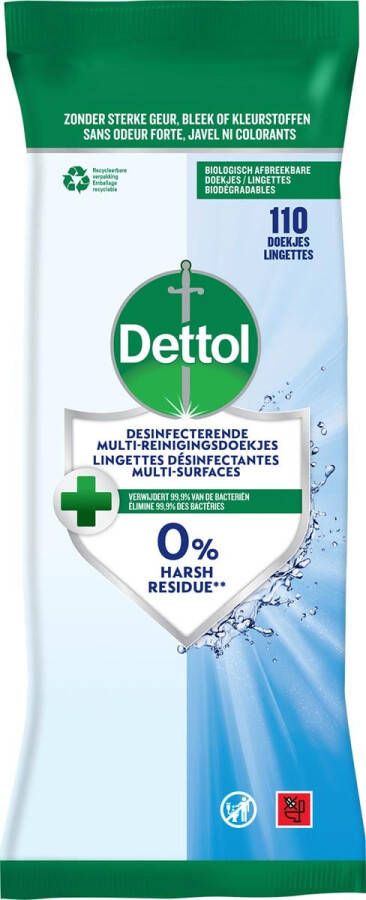 DETTOL Reinigingsdoekjes antibacterieël Cleanser 110 stuks