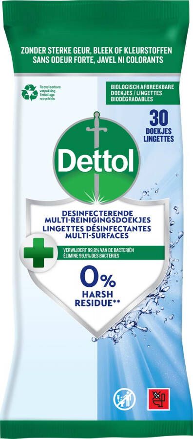 Dettol reiningsdoekjes desinfecterend pak van 30 stuks