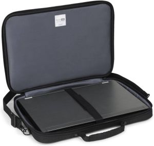 Dicota Base XX by Clamshell laptoptas voor laptops tot 15 6 inch zwart