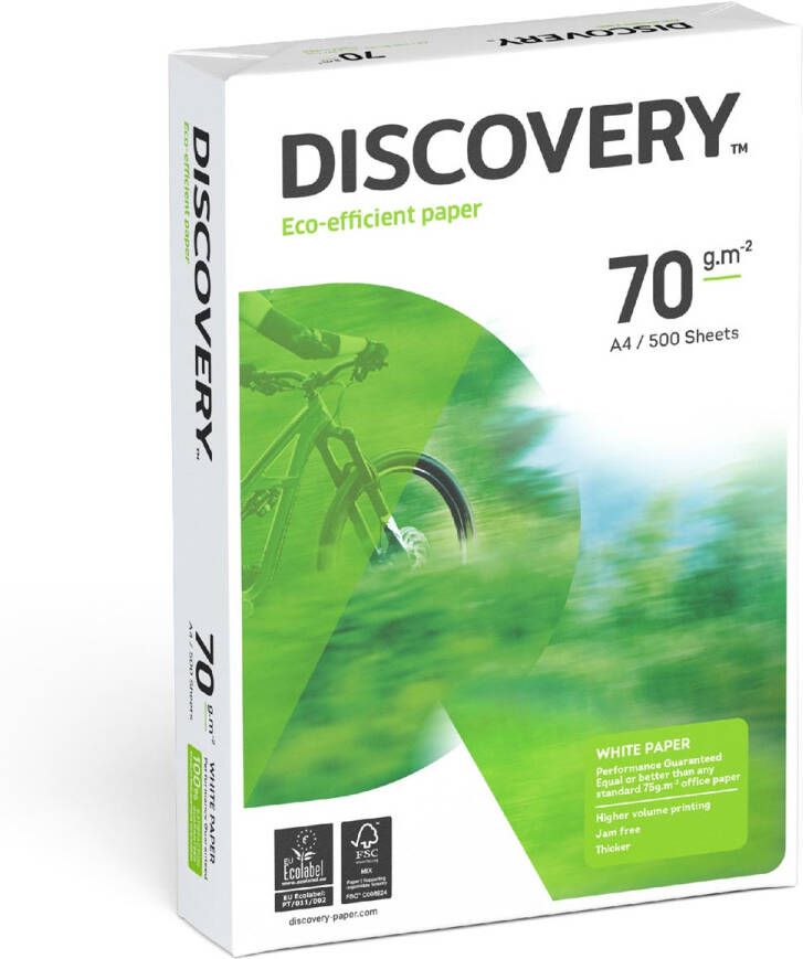 Discovery kopieerpapier ft A4 70 g pak van 500 vel