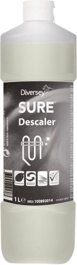 Diversey ontkalker Sure flacon van 1 liter
