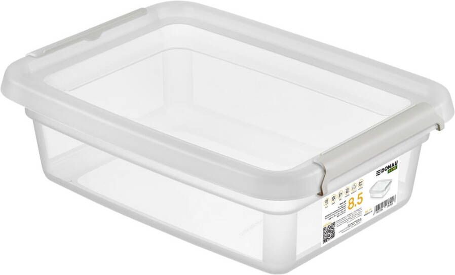 DONAU Home opbergdoos 8 5 liter transparant