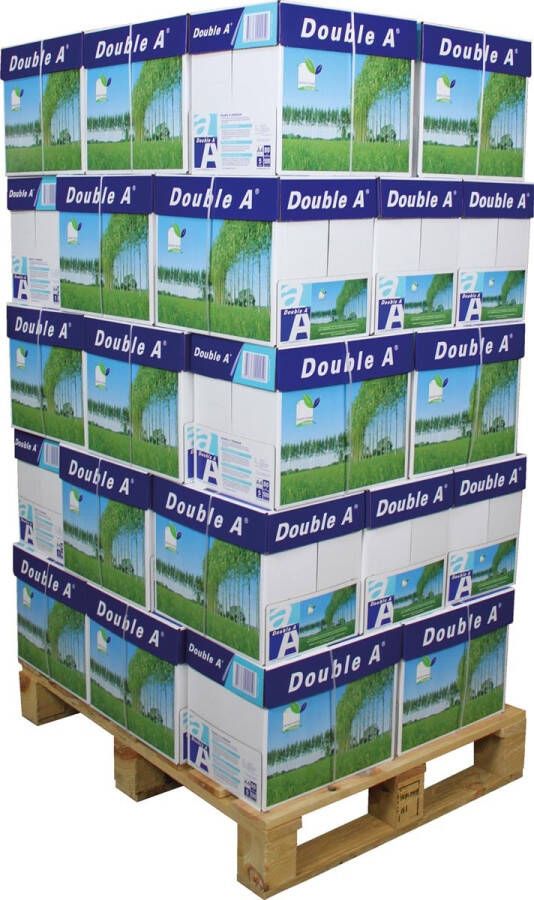 Double A Premium printpapier ft A4 80 g pallet van 200 pakken van 500 vel