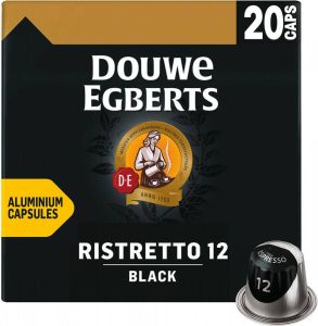 Douwe Egberts Espresso Black koffiecapsules pak van 20 stuks