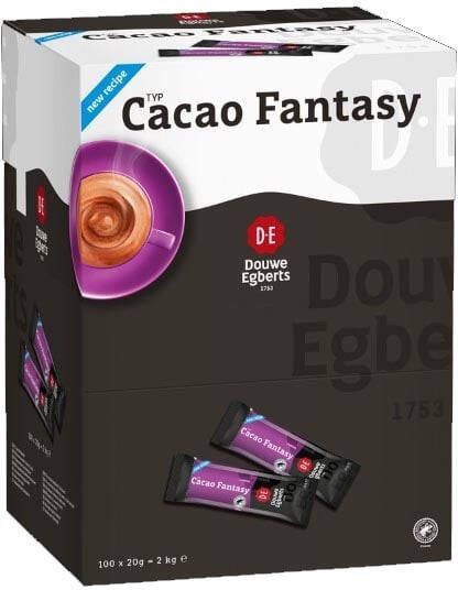 Douwe Egberts instant stick Cacao fantasy 20 g doos van 100 stuks