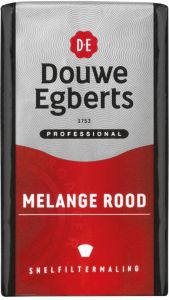 Douwe Egberts Koffie snelfiltermaling Melange Rood 250gr