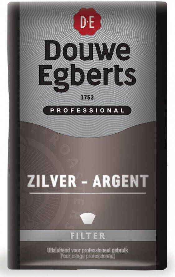 Douwe Egberts koffie Silver mokka pak van 500 g