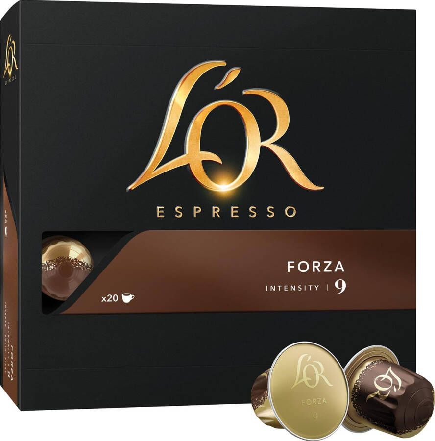 Douwe Egberts L&apos;Or Intensity koffiecapsules Forza pak van 20 stuks