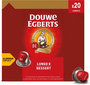 Douwe Egberts Lungo Dessert koffiecapsules pak van 20 stuks