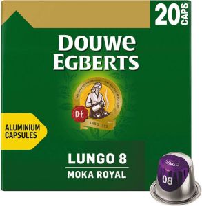 Douwe Egberts Lungo Moka koffiecapsules pak van 20 stuks