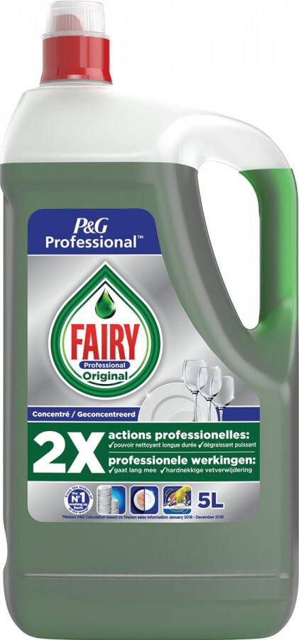 Dreft Professional afwasmiddel extra clean fles van 5 l